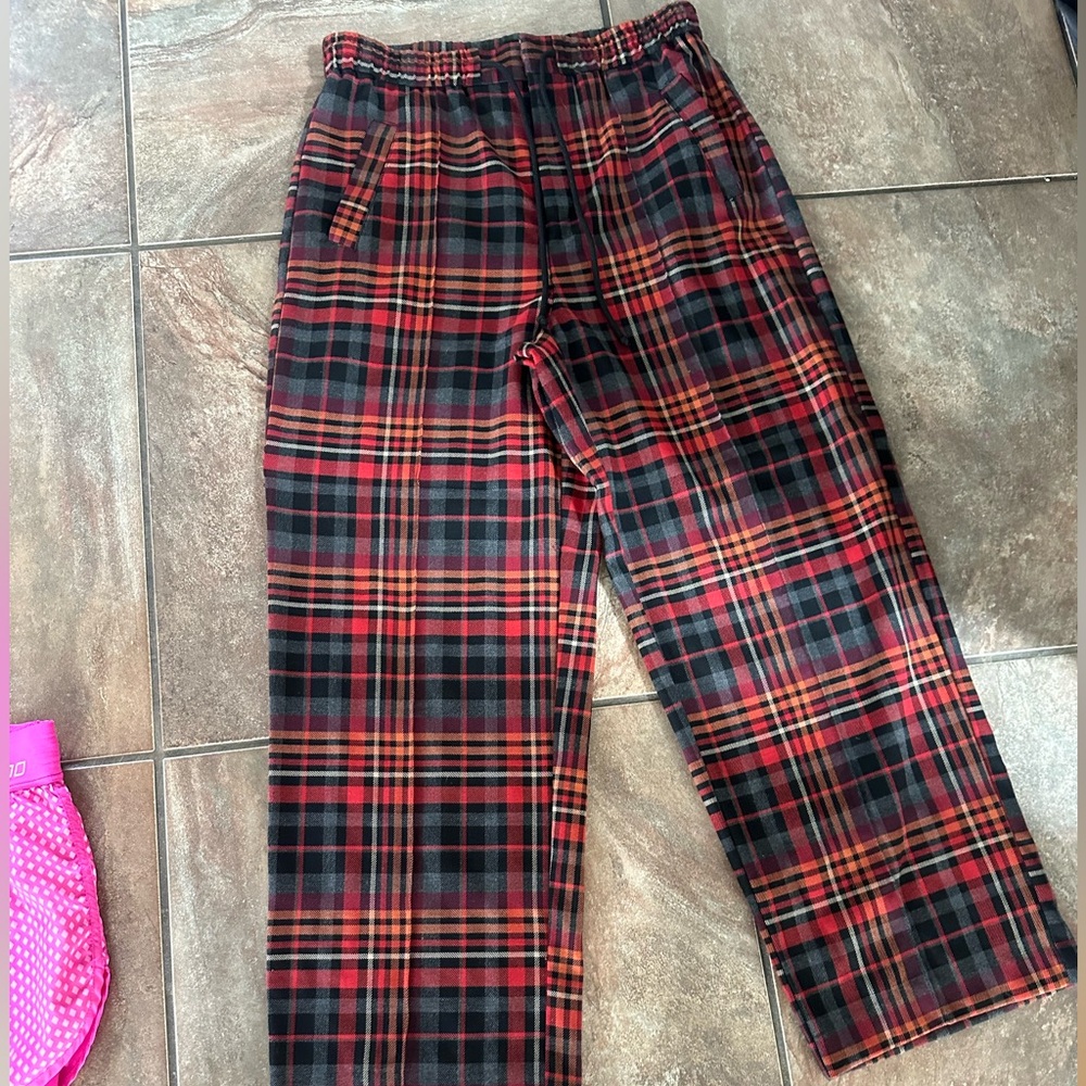 Urban outfitters checkered wide leg pants